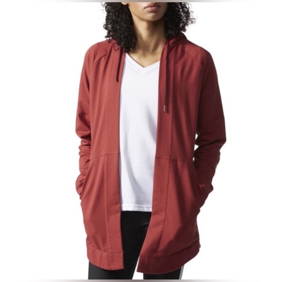 #233 Adidas hooded coverup sweater - Picture 1 of 3